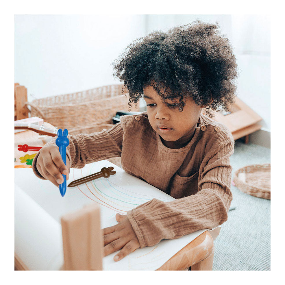 Bambolino nijntje junior waskrijtjes, creatief speelgoed tekenen voor peuters - vanaf 2 jaar - cadeautip juniot - toys