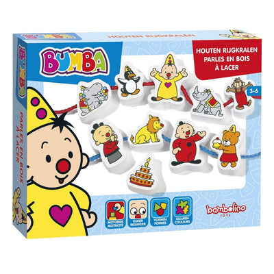 Bambolino Toys Beads de carretera de madera