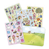 Totum fien teun raamstickers, niet permanente verplaatsbare stickers - met speelachtergrond - vanaf 3 jaar - bambolino toys
