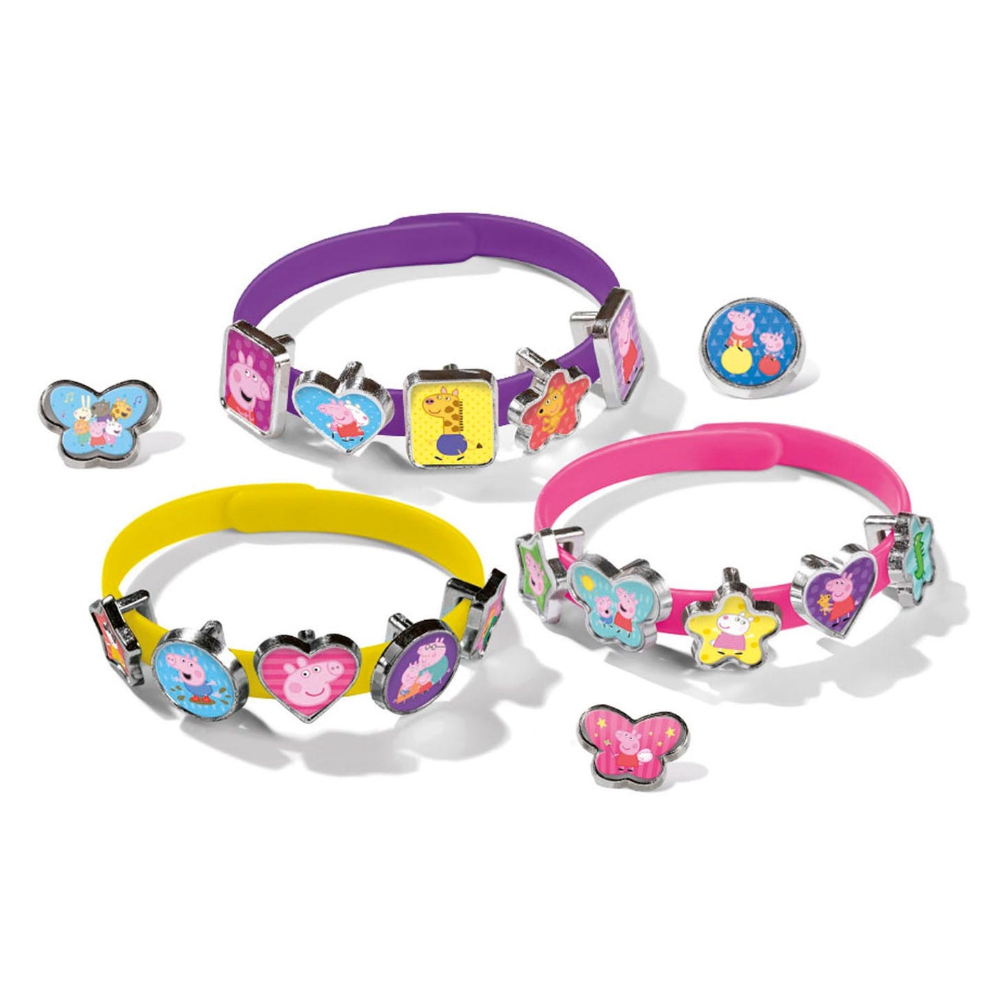 Pulseras correderas de cerdo de peppa