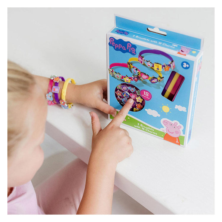 Pulseras correderas de cerdo de peppa