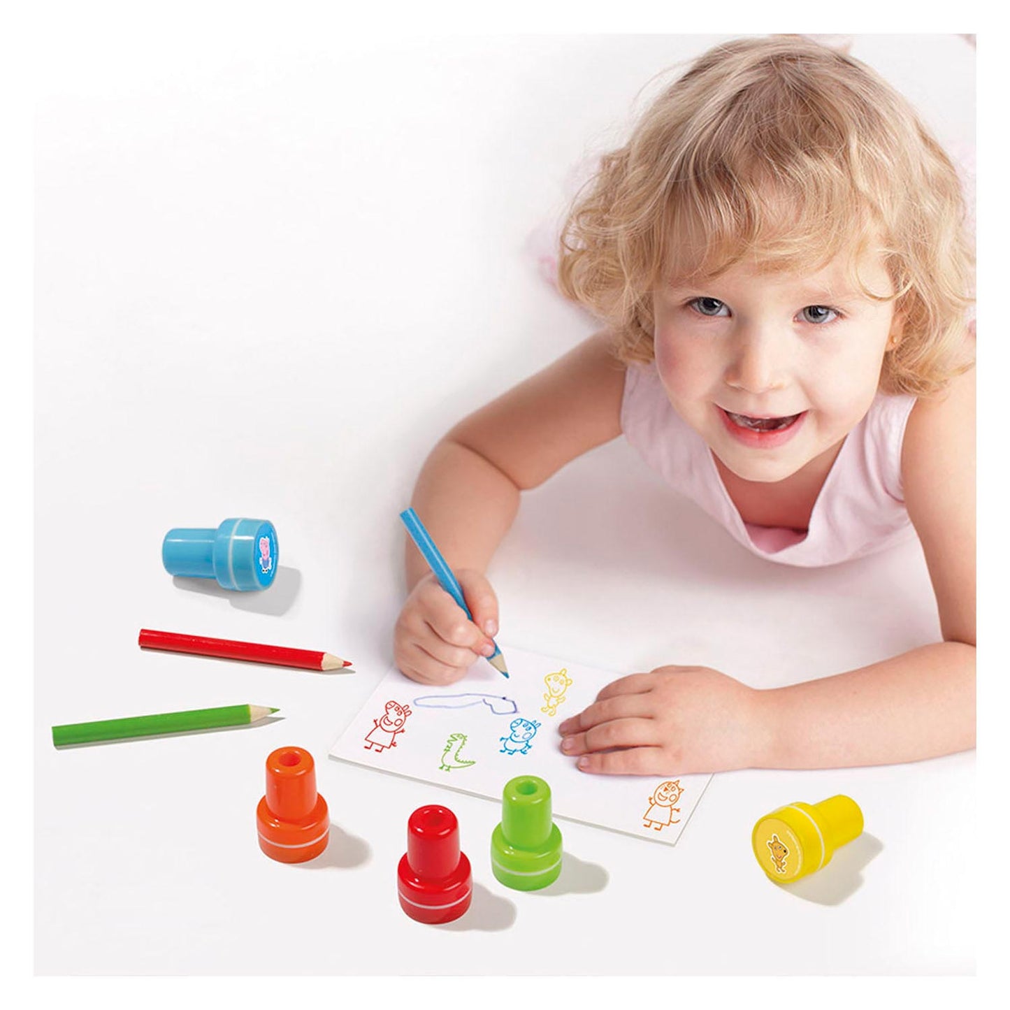 Juego de sellos creativos de Peppa Pig