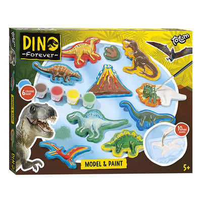 Totum Dino Forever - Playing and Painting plaster