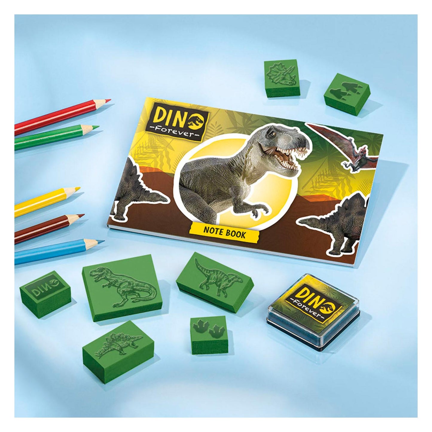 Totum Dino Forever - Juego de creatividad de yeso y color 2in1