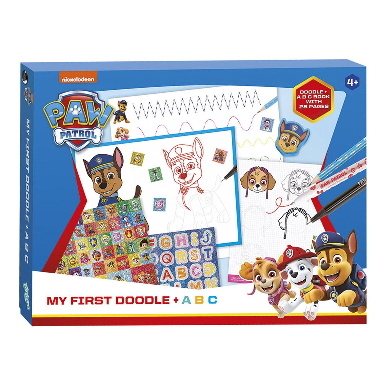 Totum Paw Patrol - Mi primer Doodle + ABC Aprender a escribir