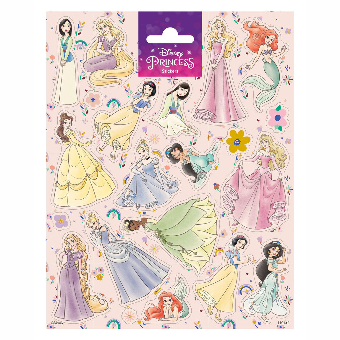 Totum stickervel princess