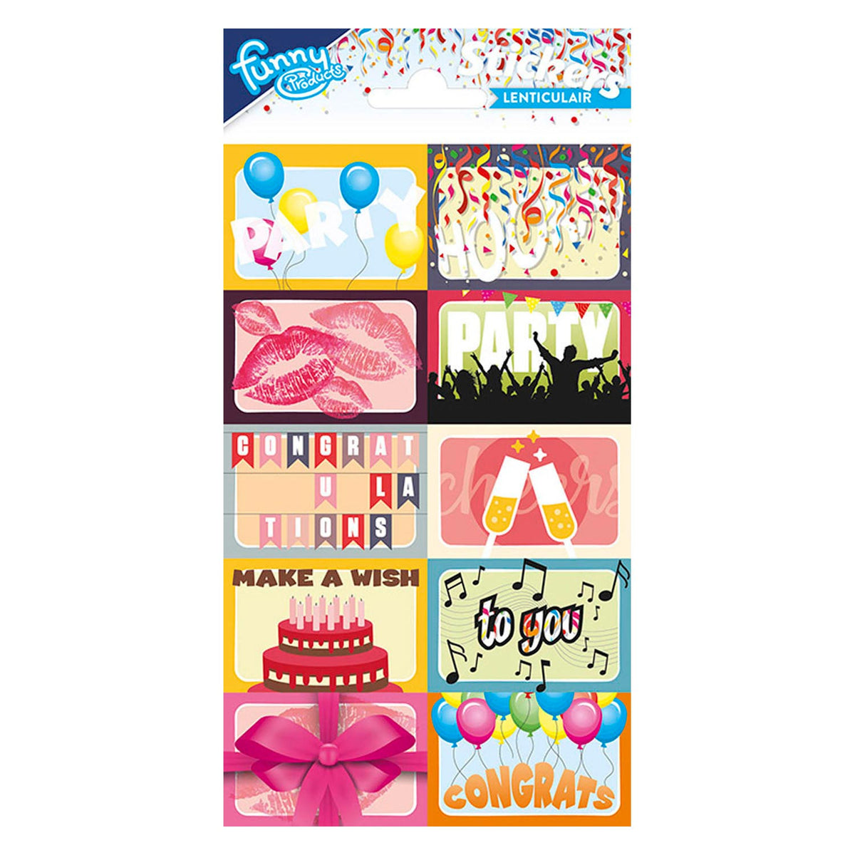 Party Stickervel