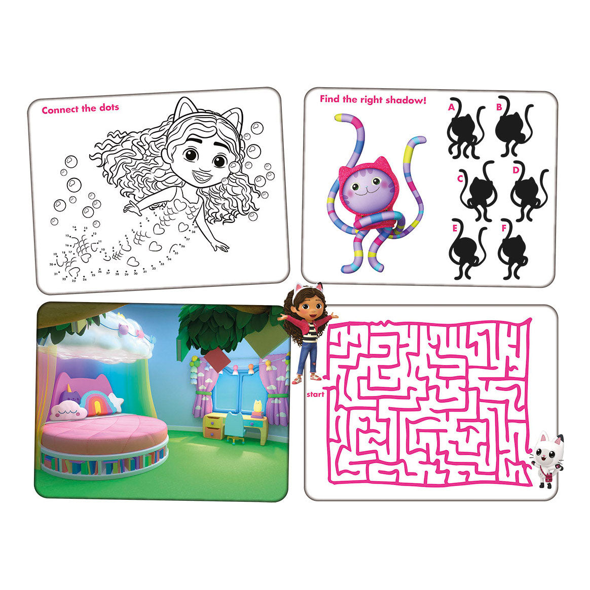 TOTUM GABBY's Dollhouse Super Stickerset