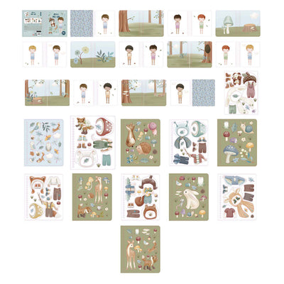 Little olandese Dress Up Sticker Book Jim Forest Friends