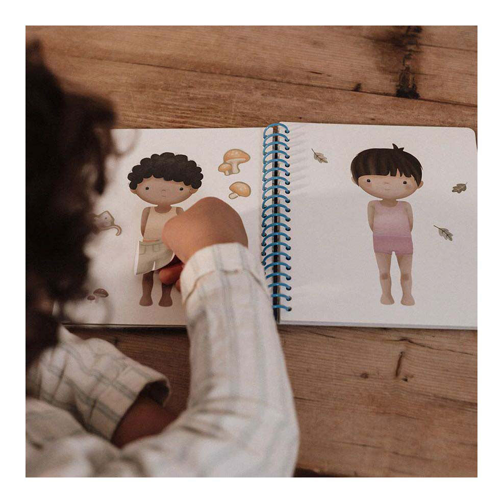 Little olandese Dress Up Sticker Book Jim Forest Friends