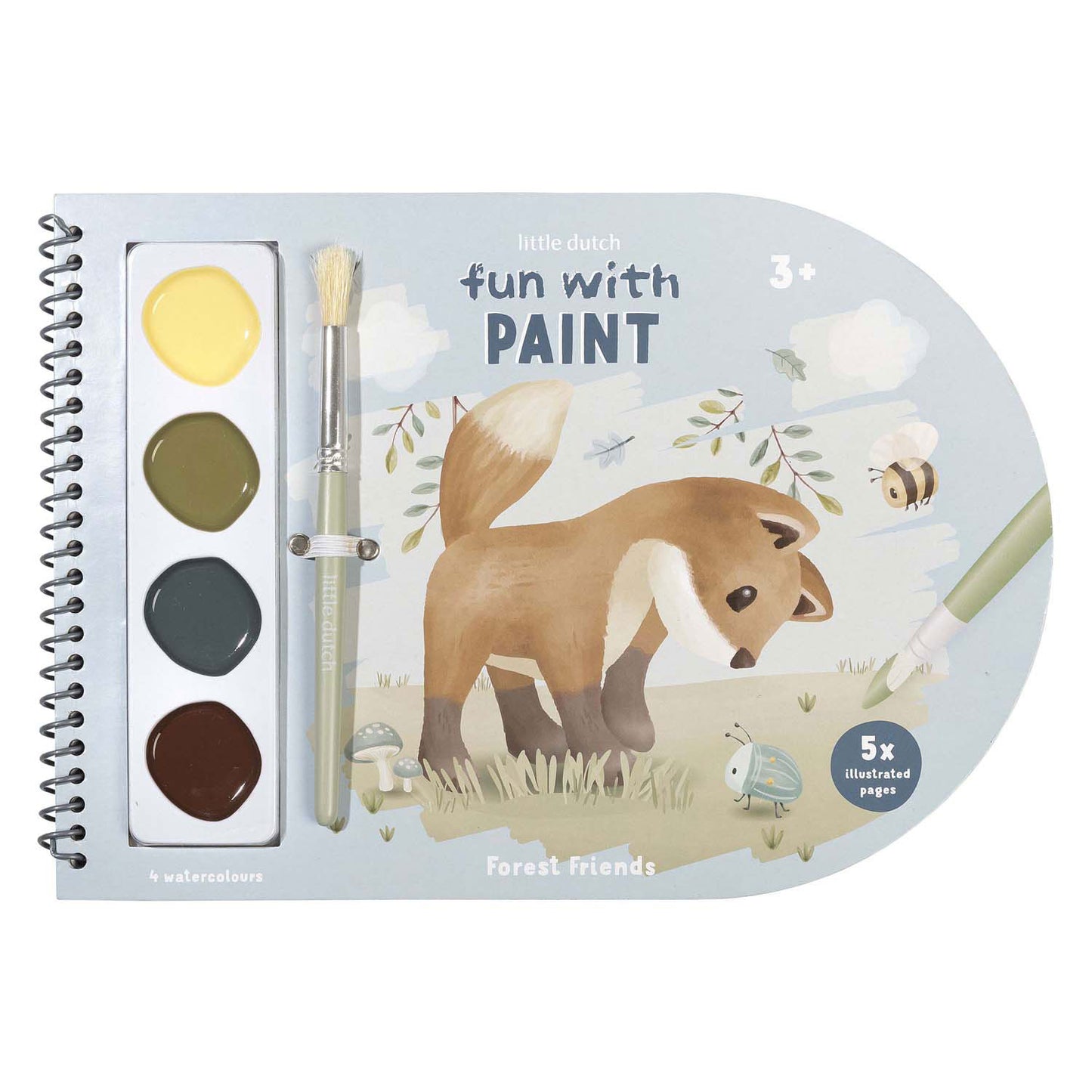 Little Dutch Paint Book Forest Friends