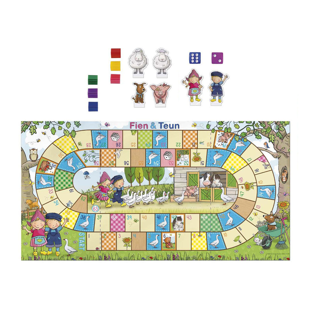 Game board Fien and Teun