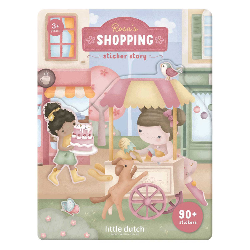 Little dutch stickervellen rosa's winkeltje