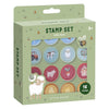 Little Dutch Little Farm Totum Stamp Set 12 piezas con tinta