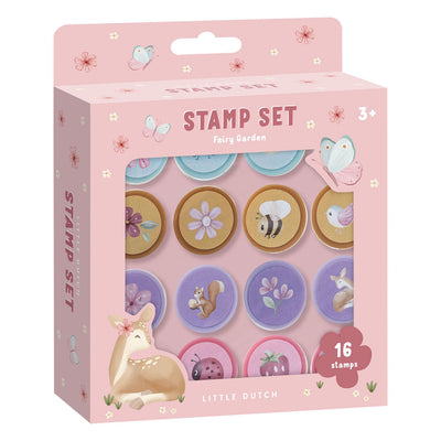 Bambolino toys little dutch stamps fairy garden - 16 pcs.