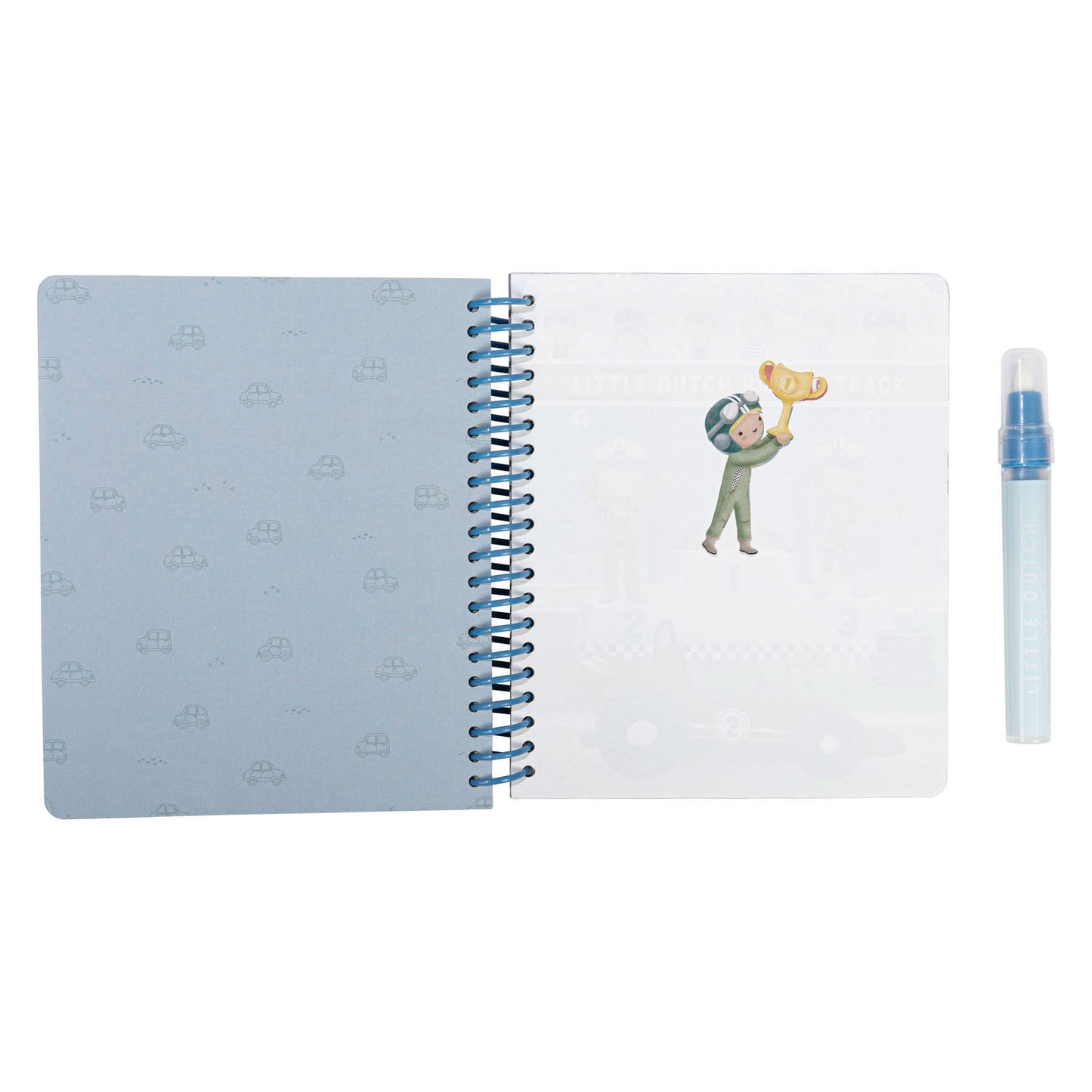 Libro para colorear Little Dutch Magic Water, vehículos Jim