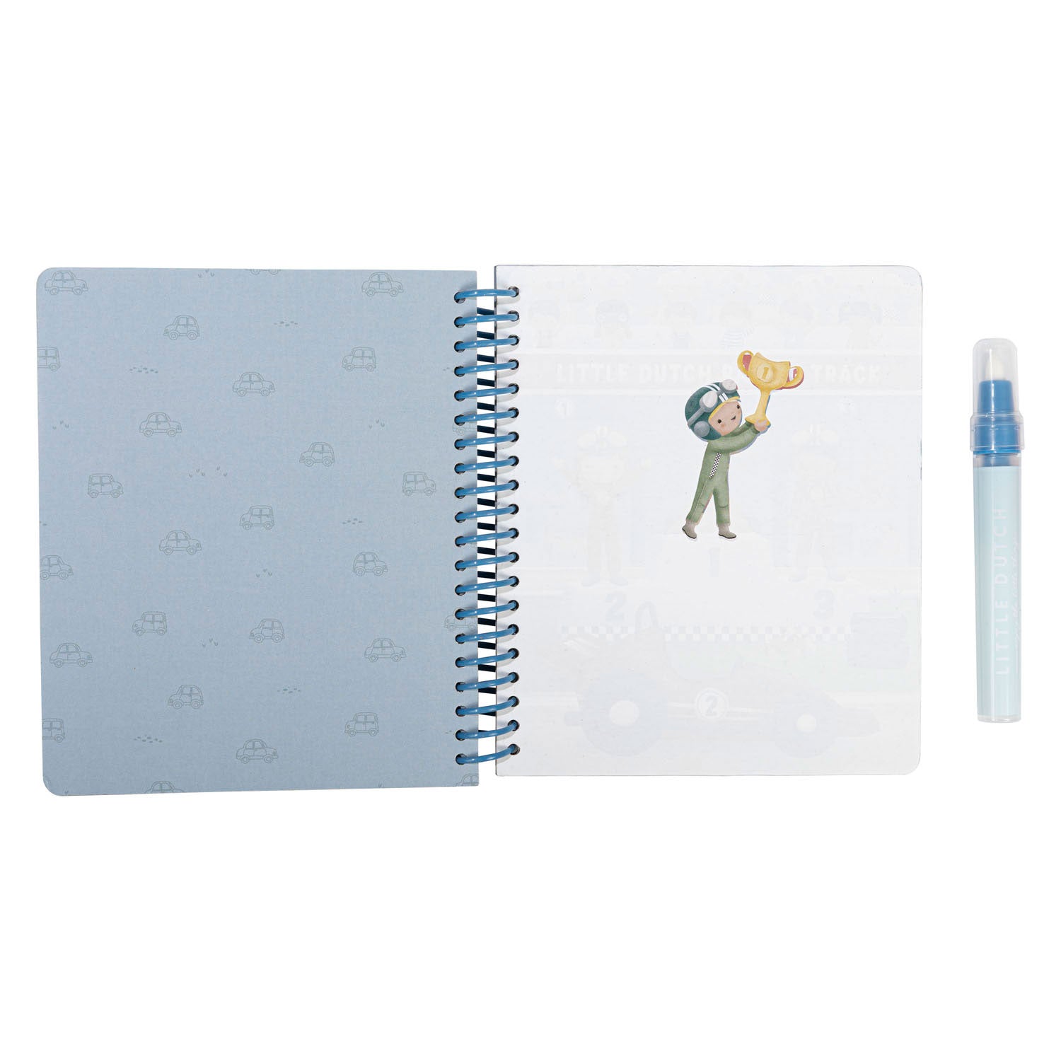 Libro para colorear Little Dutch Magic Water, vehículos Jim
