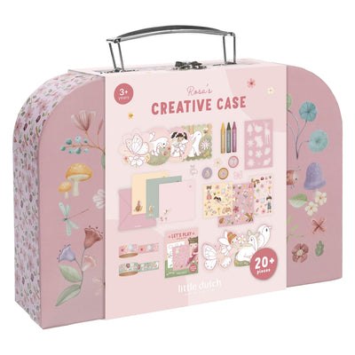 Bambolino Toys Custodia da colorare Little Dutch Rosa Fairy Garden