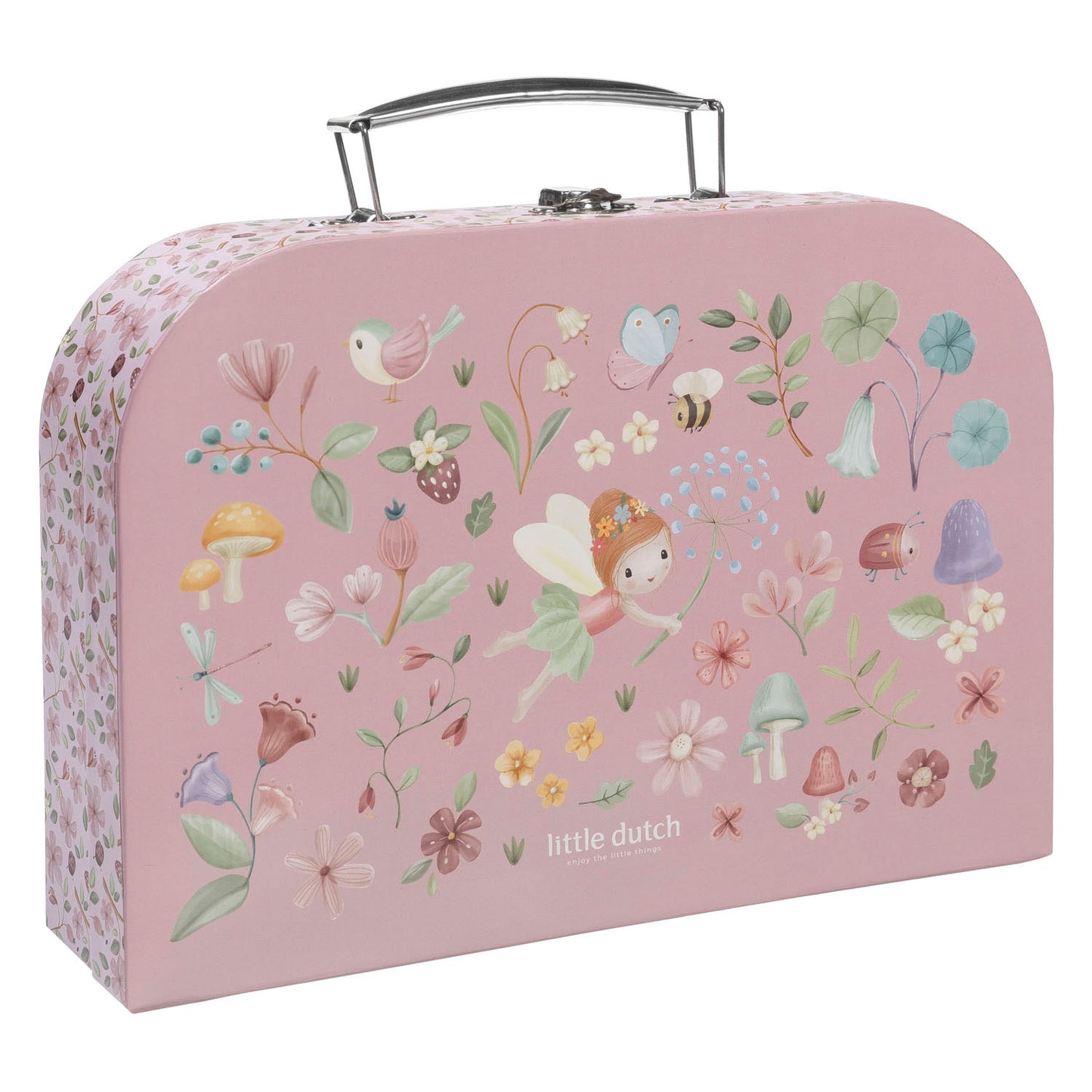 Little dutch knutselkoffer rosa fairy garden - creatief speelgoed - cadeautip