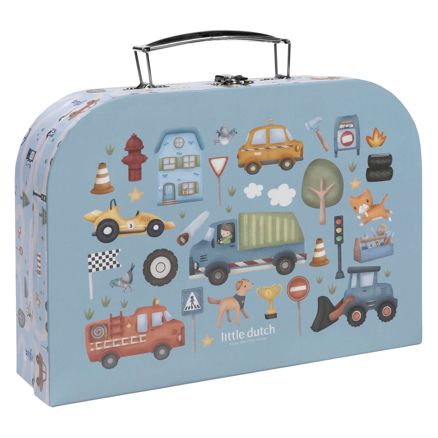 Piccola valigia colorata olandese Jim Vehicles