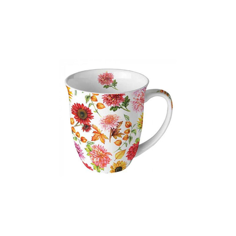 Taza Ambiente 400ml otoño floreciente