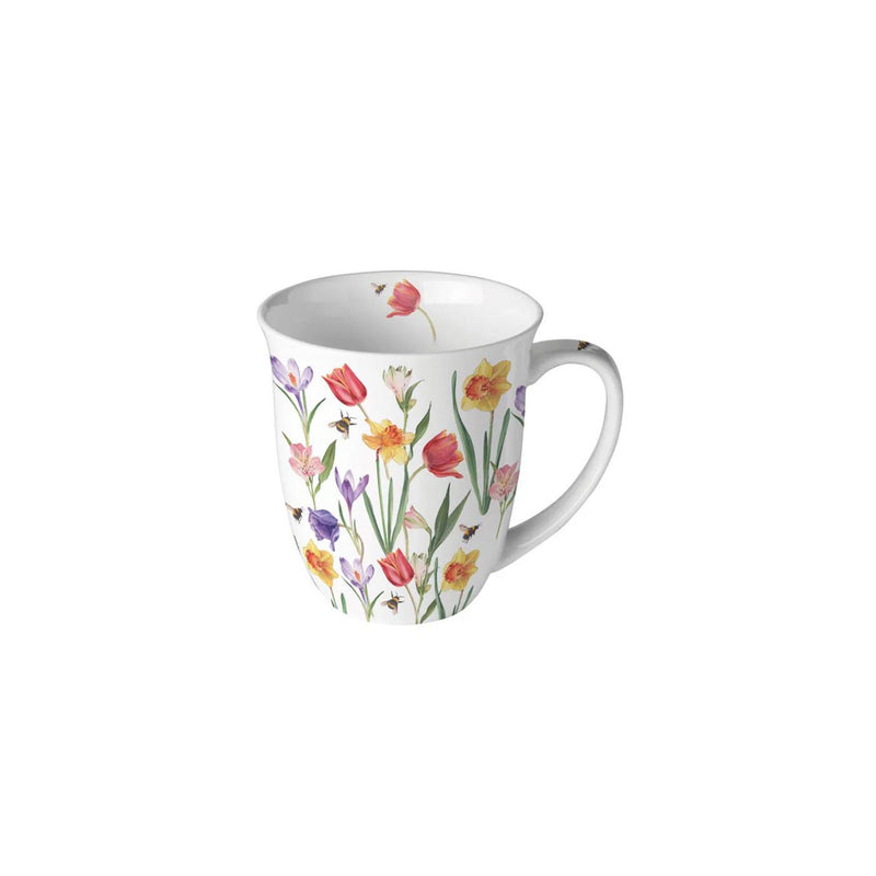 Taza Ambiente 0,4l flores en primavera