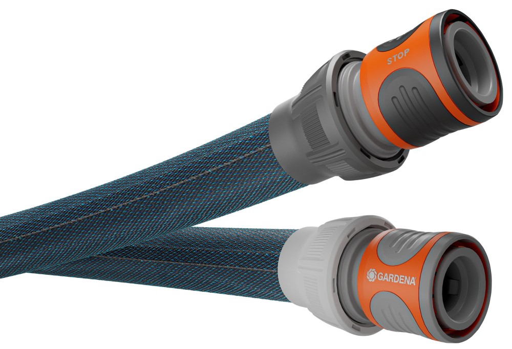 Gardena textielslang liano xtreme 19 mm (3 4”), 30 m (donkergrijs oranje)