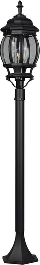 Trio elvo - iluminación de poste - negro mate - excl. 1x e27 4w - iluminación exterior - ip23