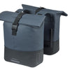 Basil bolsa doble para bicicleta cove 28-32l 14 x 29 x 36 cm - azul negro
