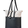 Basil tas vive shopper wit zwart | mik hooks | 20l