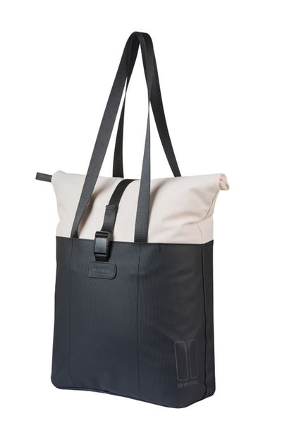 Basil shopper vive mik ganci 15-20l bianco sporco nero