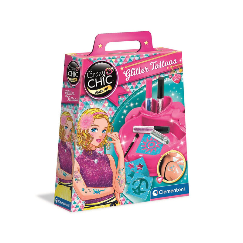 Clementoni Crazy Chic - tatuajes de brillo