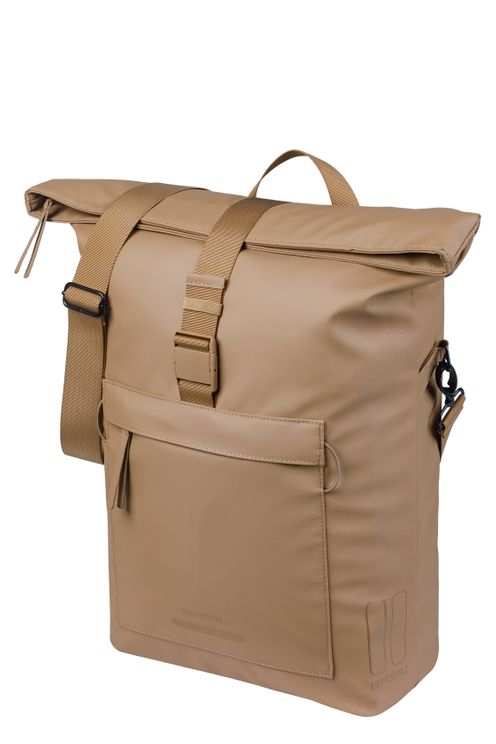 Basil borsa a tracolla per bicicletta brooklyn mik 17l 14 x 32 x 40 cm - sabbia