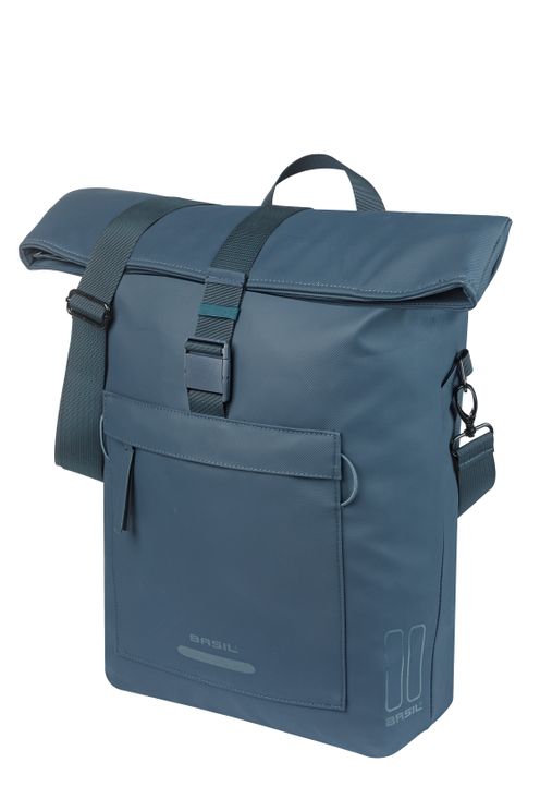 Basil borsa a tracolla per bicicletta brooklyn mik 17l 14 x 32 x 40 cm - blu