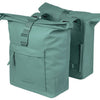 Borsa doppia da bicicletta Basil Brooklyn 41l 14 x 30 x 37 cm - verde