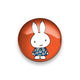 Imán de cristal Miffy xl y flores ø5cm