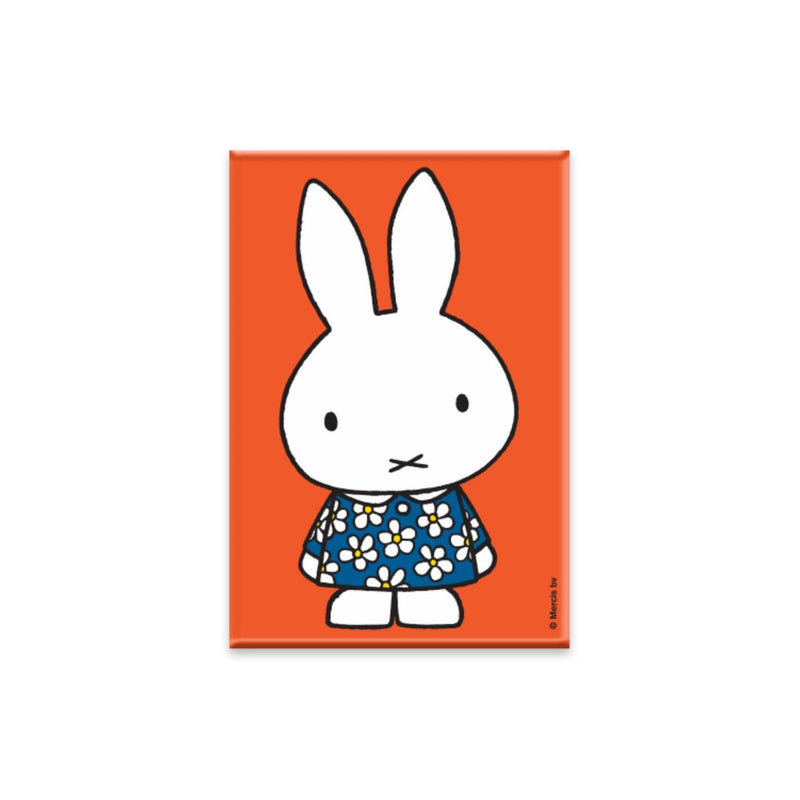 Imán de Miffy y flores de naranja