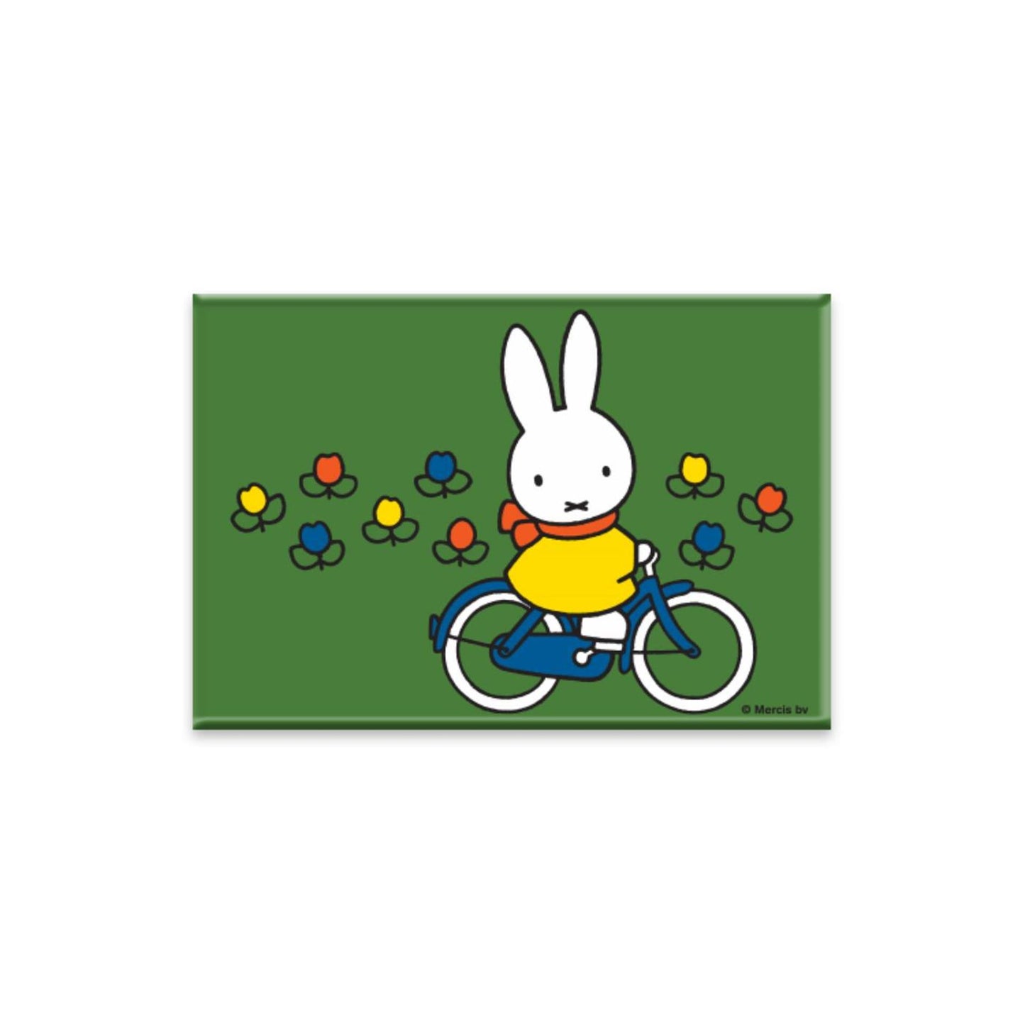 Bicicletta magnetica Miffy verde 8x5,5 cm