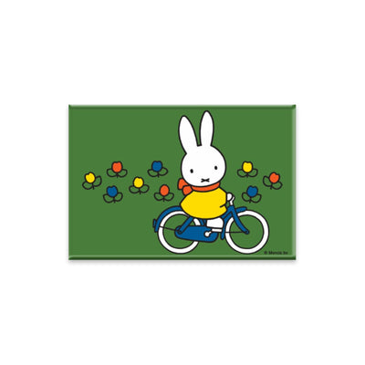 Miffy imán bicicleta verde 8x5,5cm