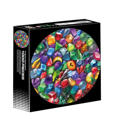 Intro puzzle round - gemme colorate - 1000 pezzi