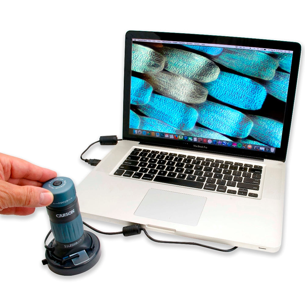 Microscopio USB digital Carson 86-457x con grabadora