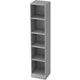 Bach libreria hammerer 5fh 5 scomparti grigio 2004 x 406 x 400 mm