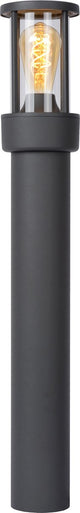 Lucid lori - pedestal lamp - 1xe27 - ip44 - day night sensor - anthracite