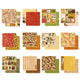 Bo bunny • enchanted harvest 30,5x30,5cm assortiment 12x10 vel