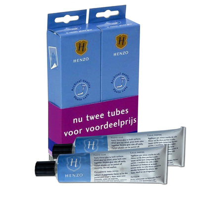 Confezione promozionale di colla fotografica Henzo 2x100ml