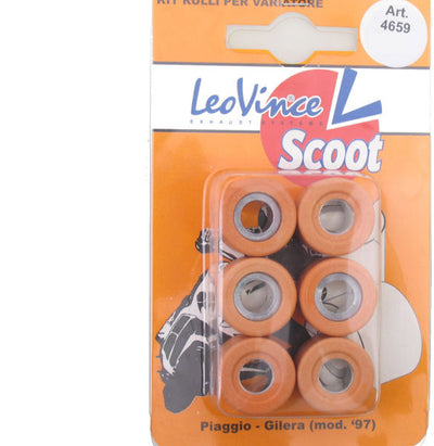 Leovince vario set di rulli leo vince 19x15,5 4,8 grammi
