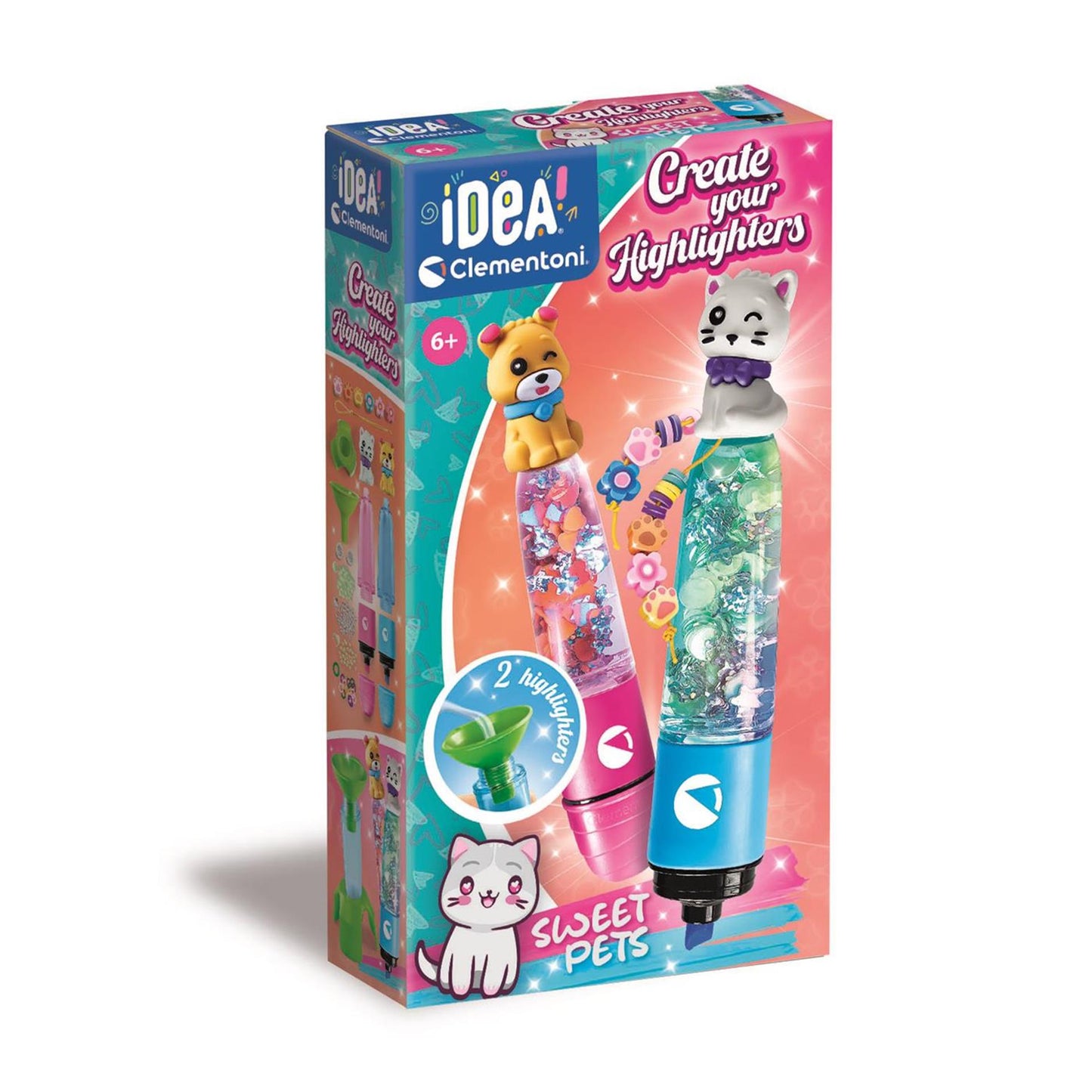 Clementoni crea tus resaltadores mascotas