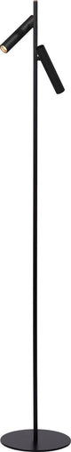Lucide philon - leeslamp - ø 23 cm - led dimbaar - 2x4,5w 3000k - zwart