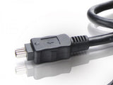 Conceptronic cc44fw18 firewire 400 cable, 4-p 1.8m, black, m m, 400 mbit s, ieee 1394 1394a - afbeelding 2