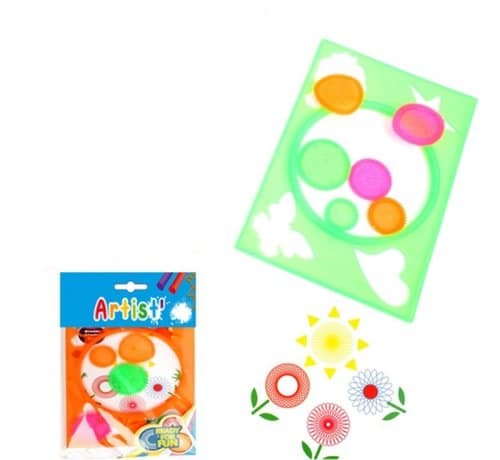 Set di segni artista con stampo e 6 ruote